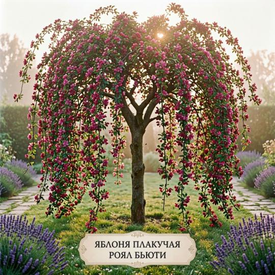 Яблоня плакучая Роял Бьюти